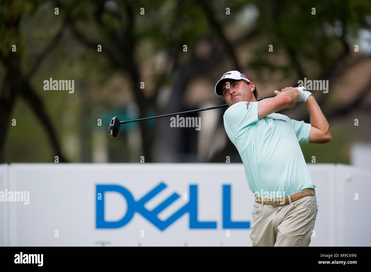 Austin, TX, Stati Uniti d'America, 24 marzo 2018: Kevin Kisner in azione presso il World Golf Championships Ã¢â'¬ " Tecnologie dell gioca match Quarti di Finale, Austin Country Club. Austin, Texas. Mario Cantu/CSM Foto Stock