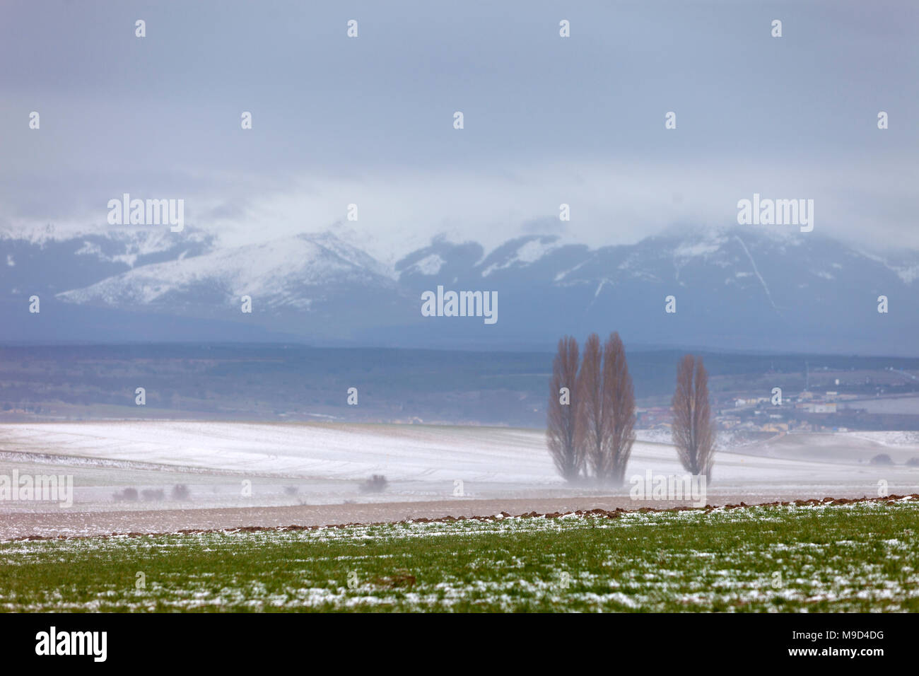 Inverno a Segovia Spagna Foto stock - Alamy