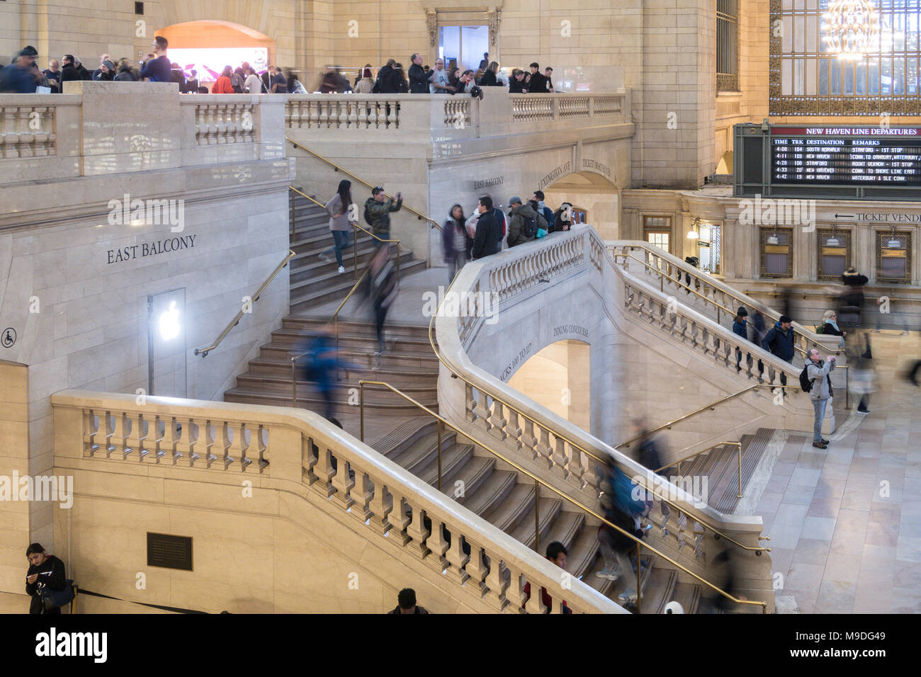 Attività in Grand Central Terminal, NYC, STATI UNITI D'AMERICA Foto Stock