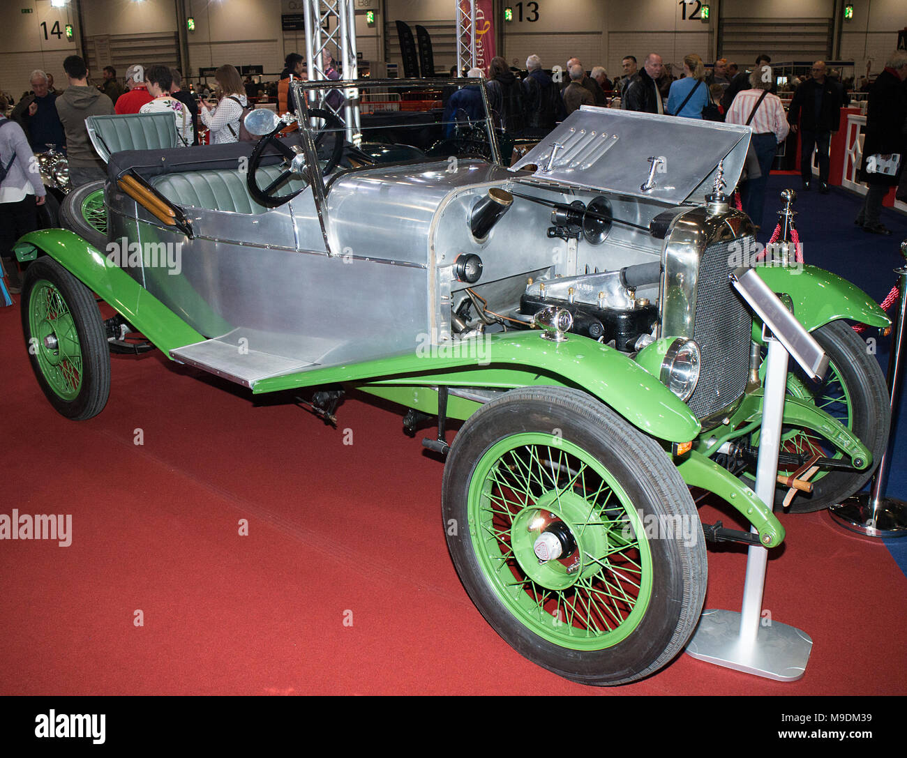 1923 Alvis 12/40 anatre torna Tourer al London Classic Car Show 2018 Foto Stock