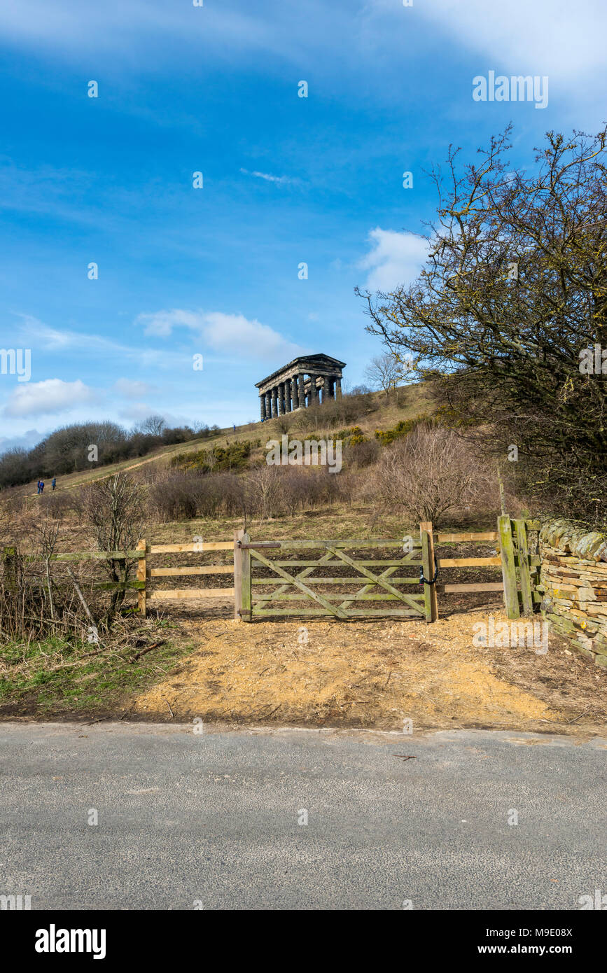 Monumento Penshaw, città di Sunderland, Regno Unito Foto Stock