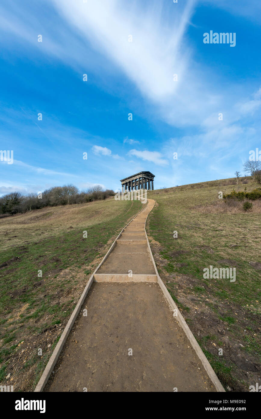 Monumento Penshaw, città di Sunderland, Regno Unito Foto Stock