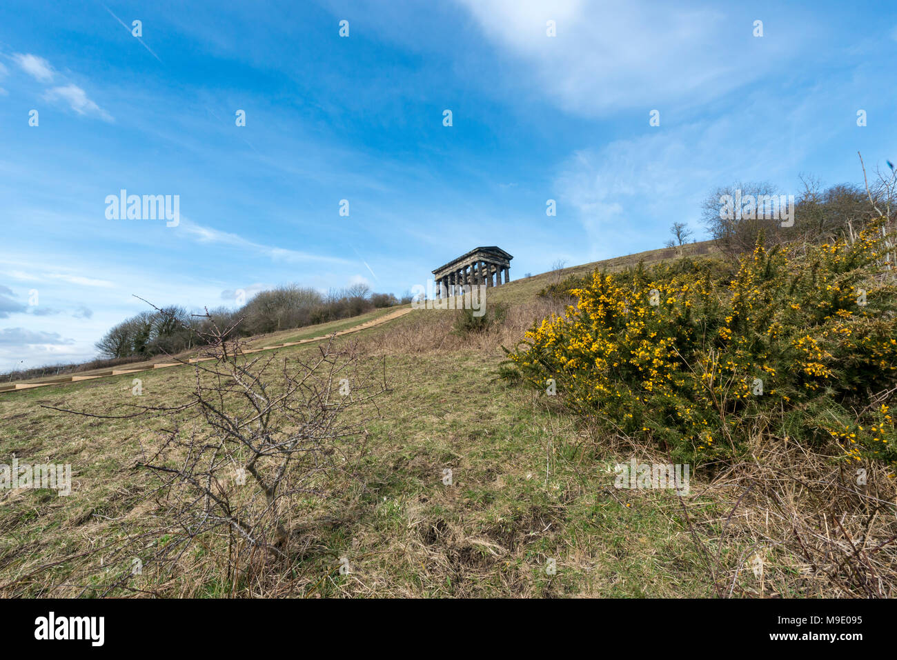 Monumento Penshaw, città di Sunderland, Regno Unito Foto Stock