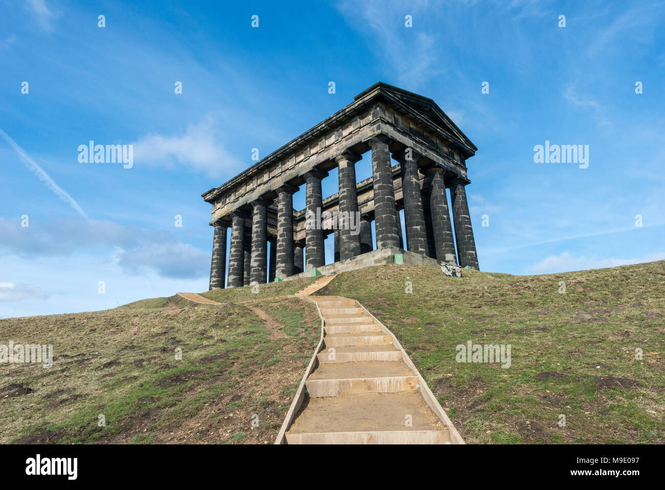 Monumento Penshaw, città di Sunderland, Regno Unito Foto Stock