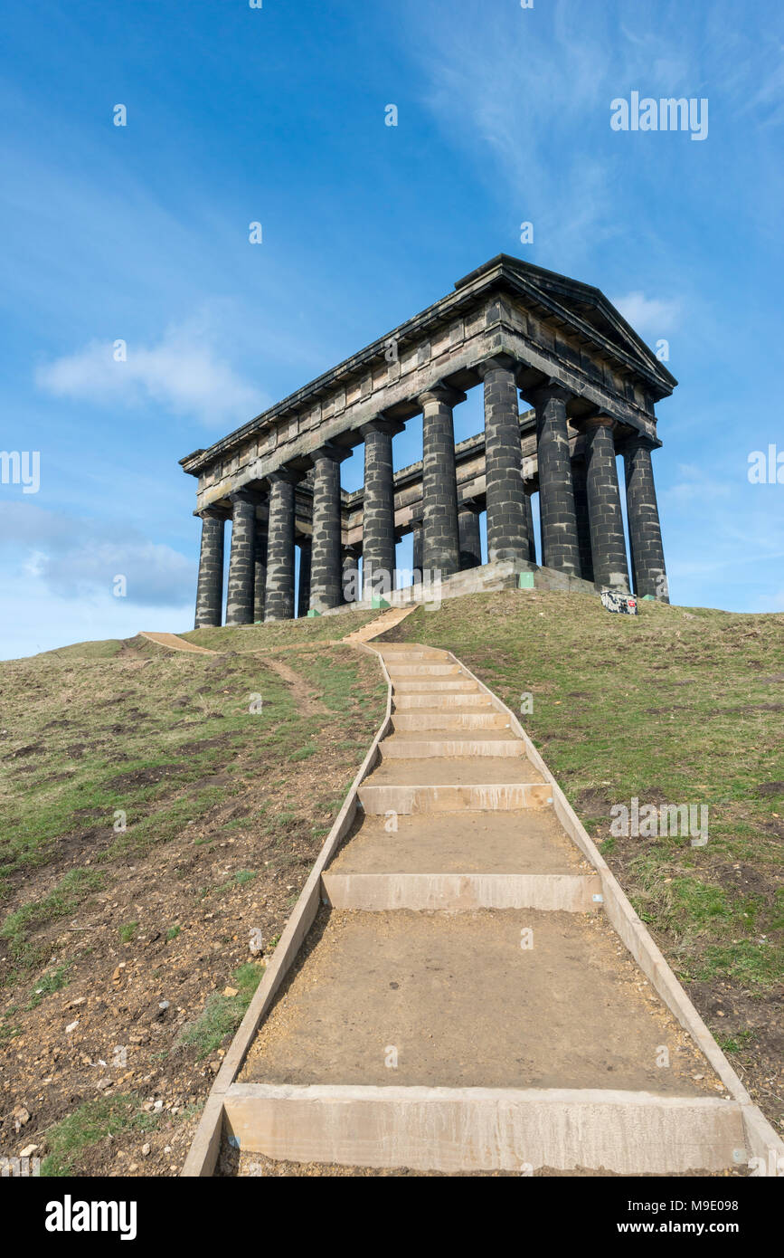 Monumento Penshaw, città di Sunderland, Regno Unito Foto Stock