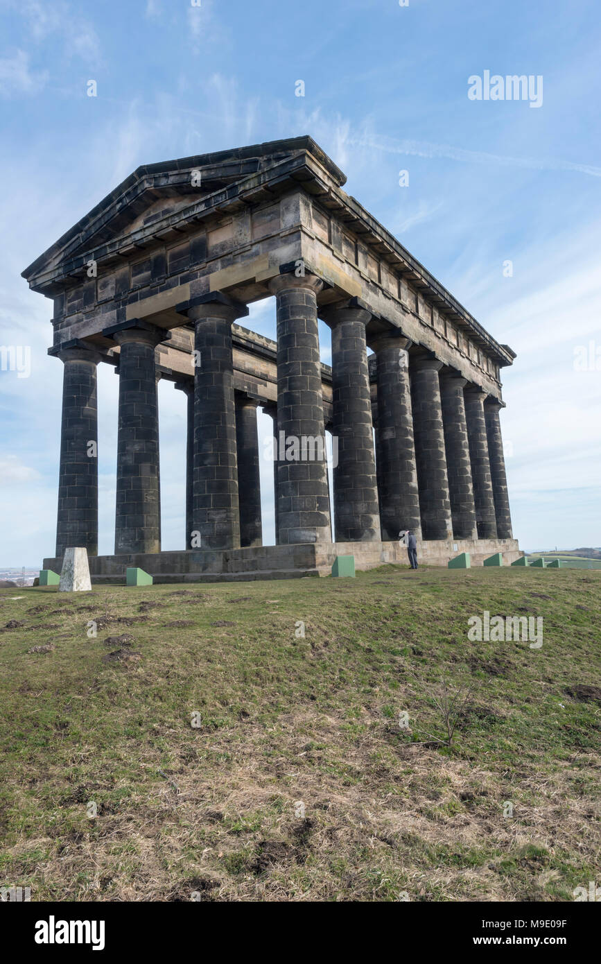 Monumento Penshaw, città di Sunderland, Regno Unito Foto Stock