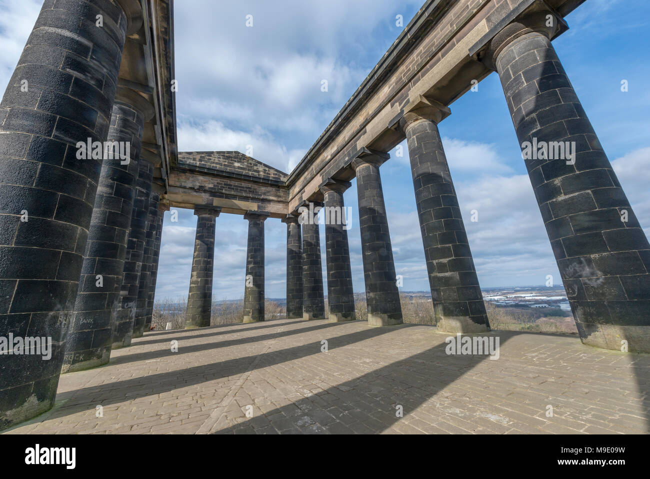 Monumento Penshaw, città di Sunderland, Regno Unito Foto Stock