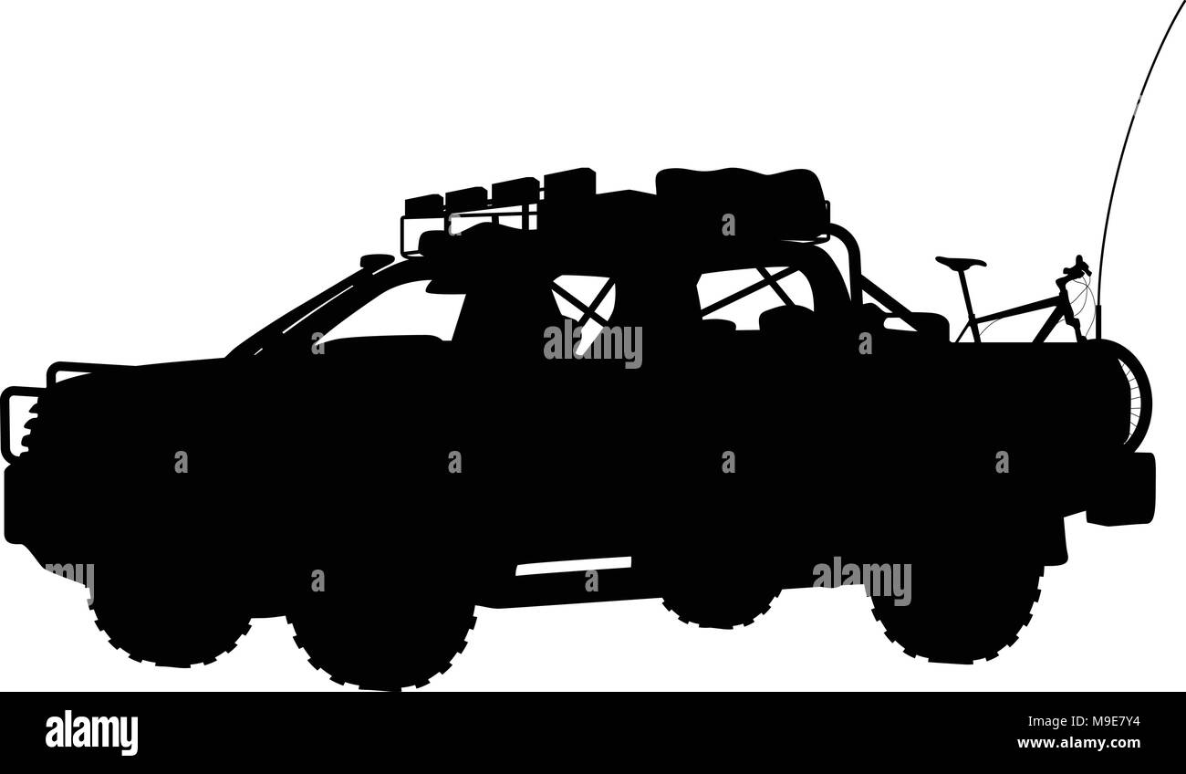 Fuoristrada Illustrazione Vettoriale