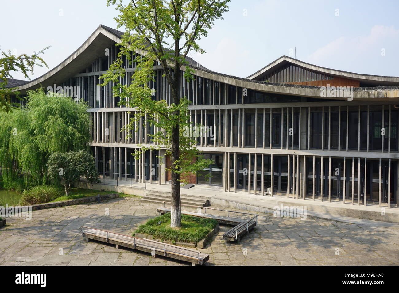 Xiangshan Campus, Accademia di Arte progettato dall architetto Wang Shu in Hangzhou, Cina Foto Stock