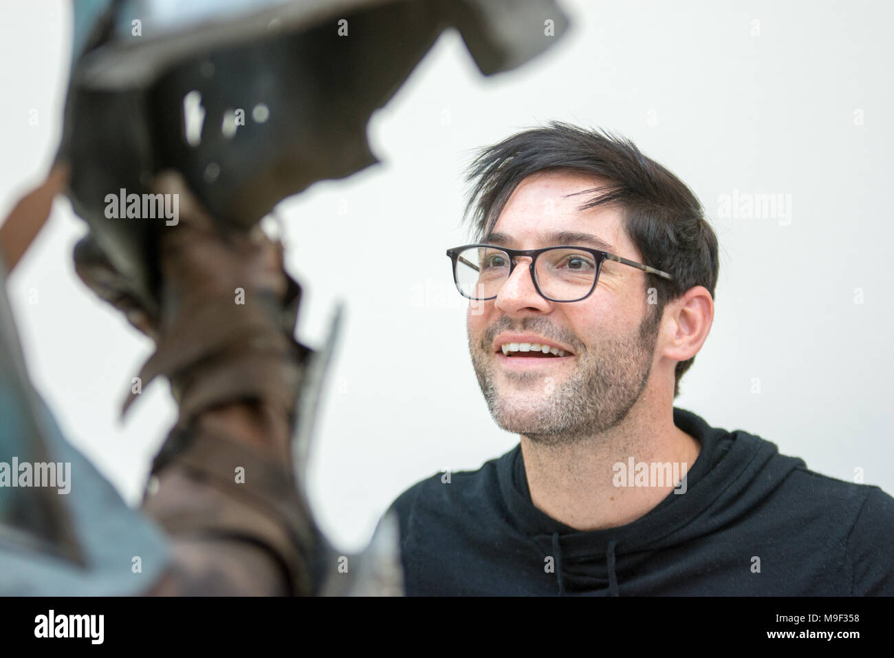 Bonn, Germania, 24 Mar 2018. Attore Tom Ellis (Lucifero) a MagicCon, una tre-giorni (23-25 marzo 2018) fantasia & mistero convenzione della ventola. Credito: Markus Wissmann/Alamy Live News Foto Stock