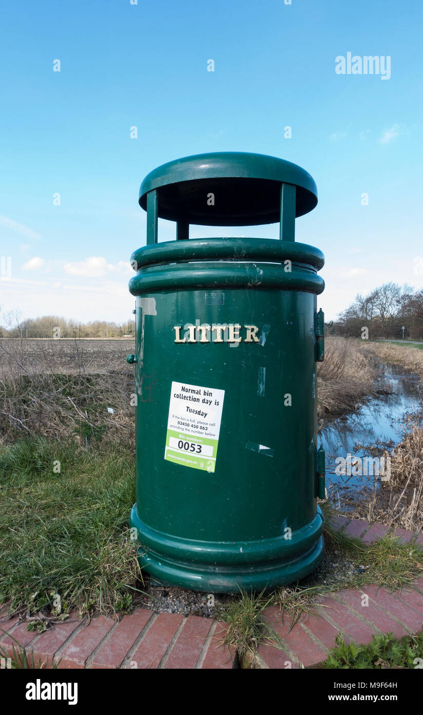 Inferriata in campagna Foto Stock