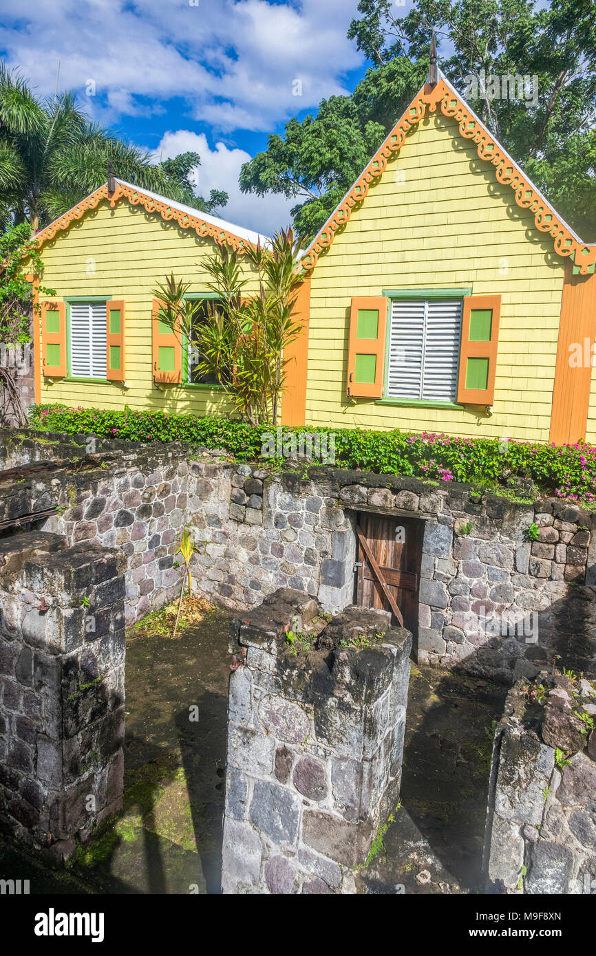 Romney Manor Saint Kitts West Indies Foto Stock
