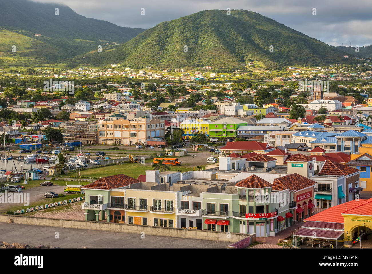 Basseterre, Saint Kitts, West Indies Foto Stock