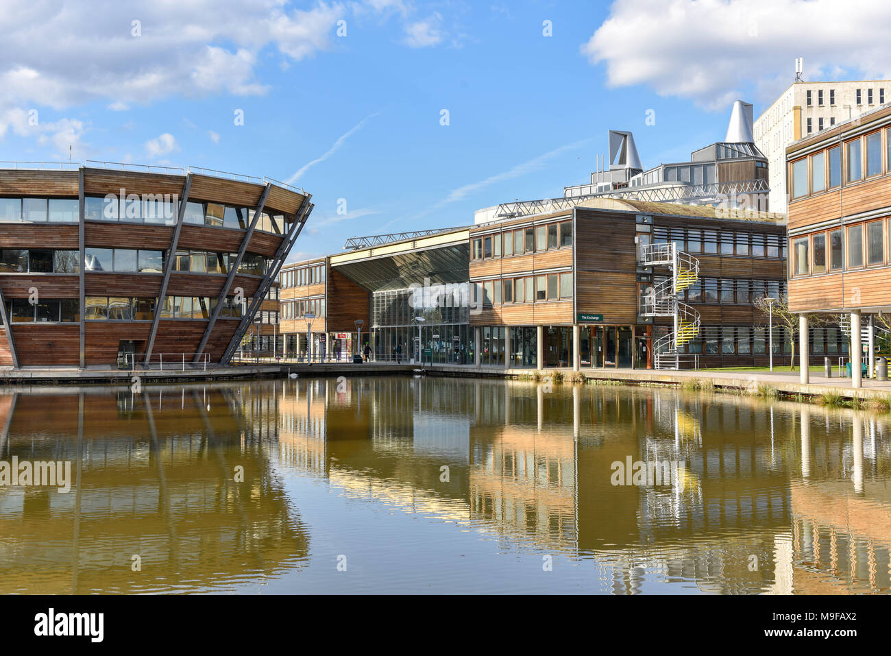 Il Giubileo campus, uno dei principali edifici amministrativi dell'Università di Nottingham. Foto Stock