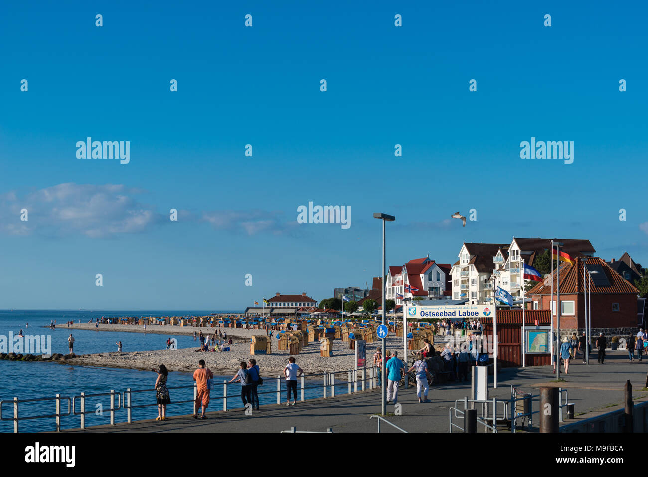 Fiordo di Kiel, Kiel, Schleswig-Holstein, Germania Foto Stock