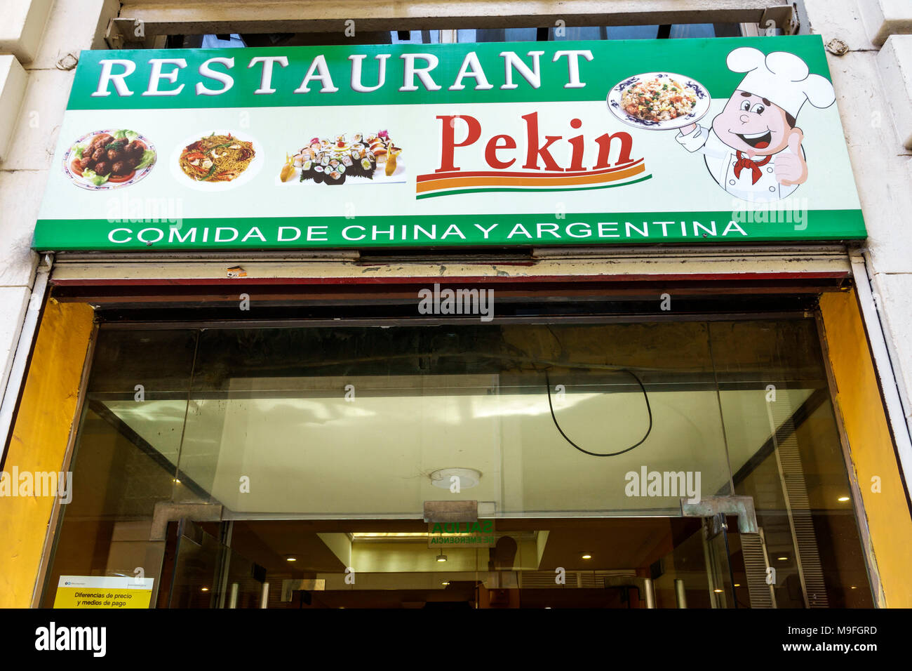 Buenos Aires Argentina, Microcentro, Ristorante Pekin Comida de China, ristorante ristoranti ristorazione ristoranti mangiare caffè bistrot, cibo asiatico, buffet, Foto Stock