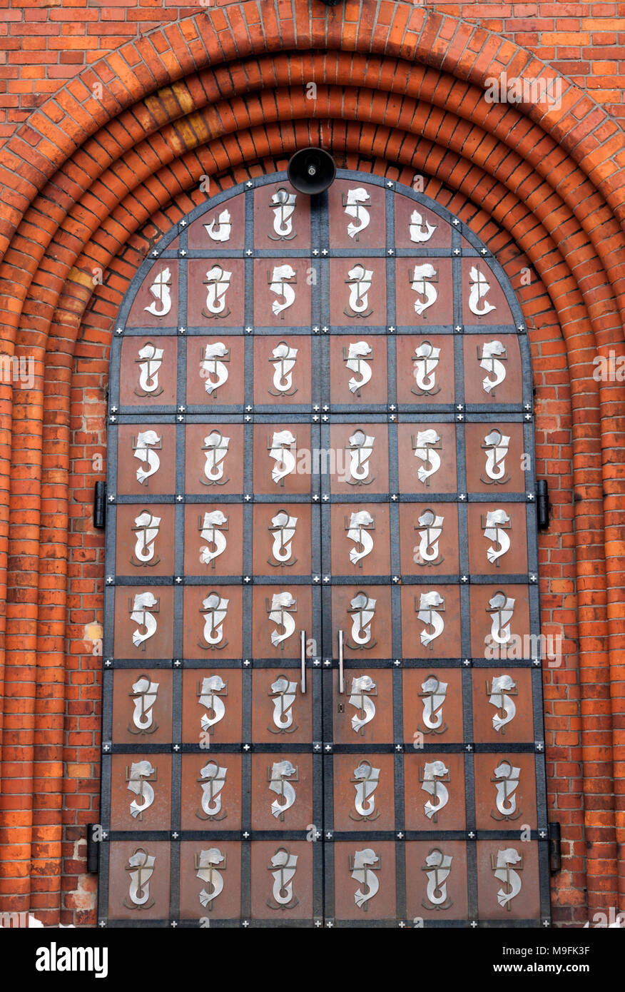 Chiesa della Visitazione della Beata Vergine Maria in Jastarnia. Jastarnia, Pomorskie, Polonia. Foto Stock