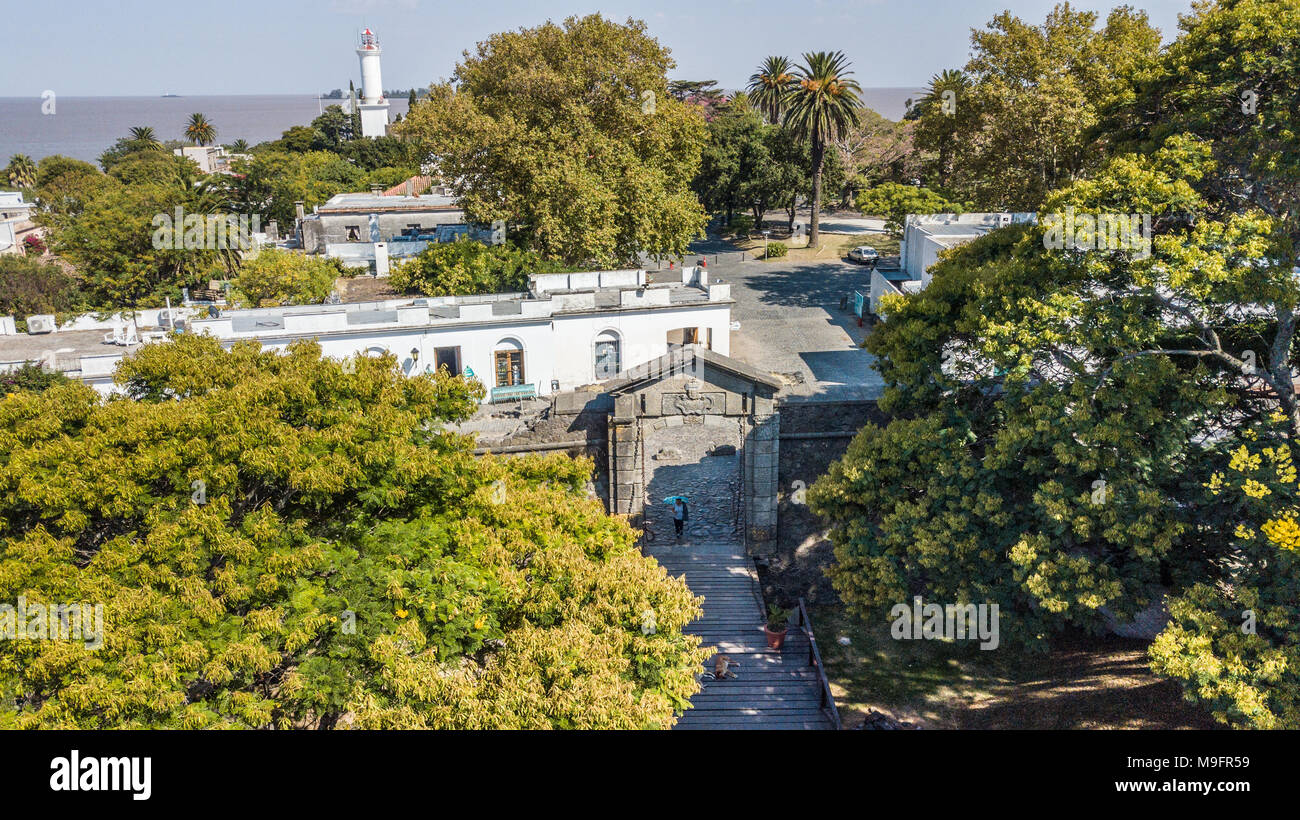 Storica Colonia del Sacramento, Uruguay Foto Stock