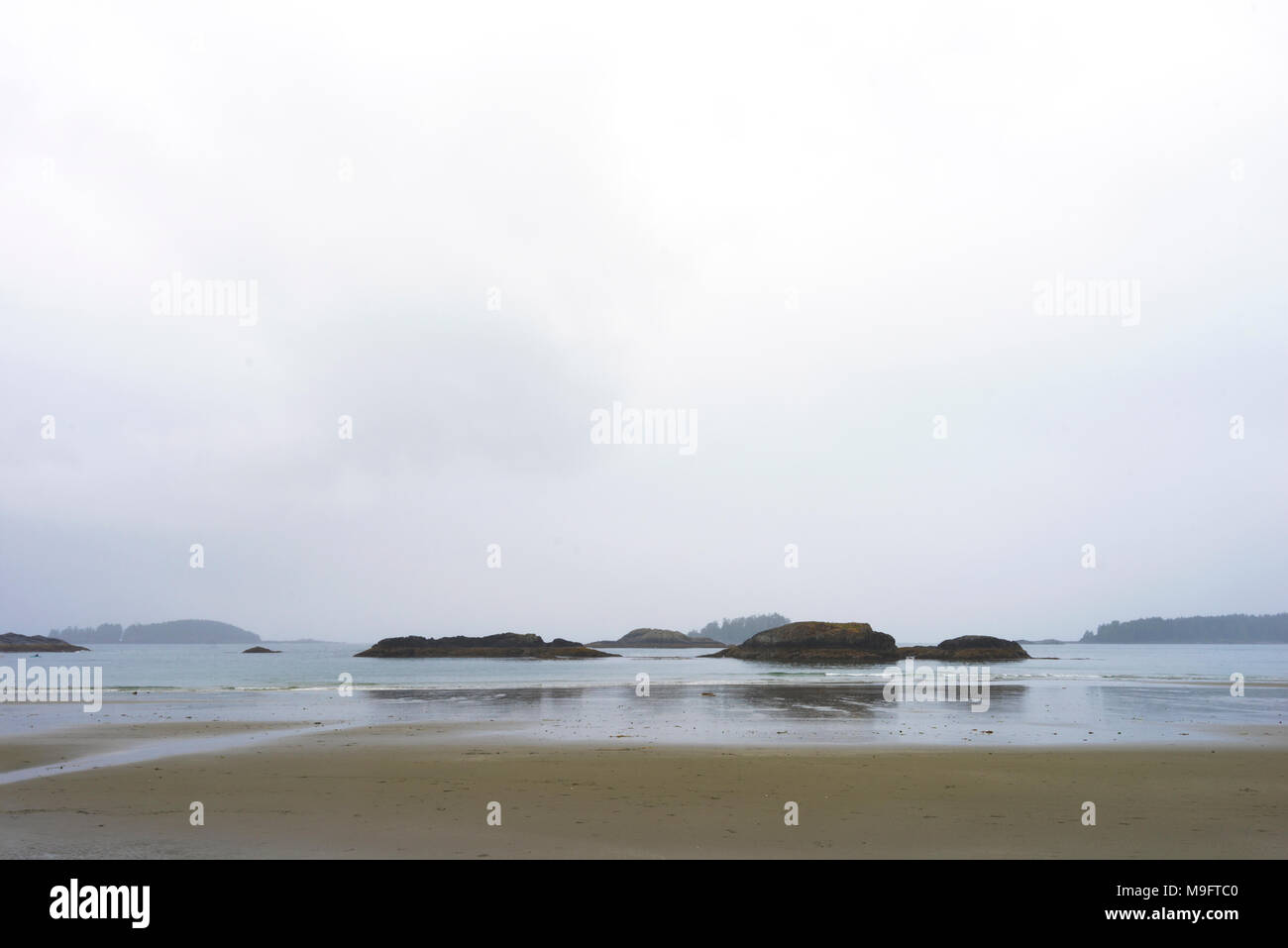 Wild paesaggi intorno a Tofino, Isola di Vancouver, BC Foto Stock