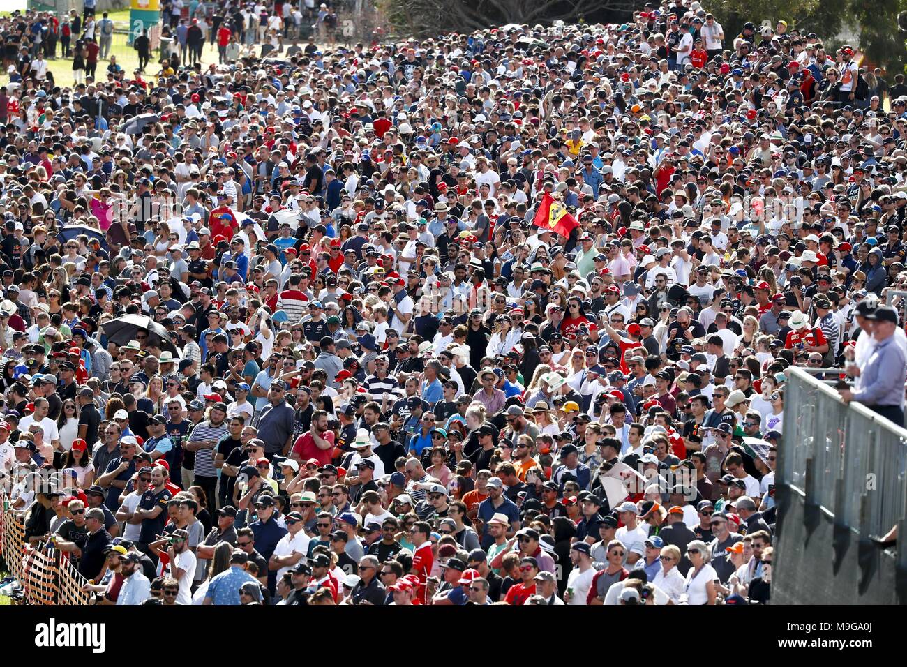 Melbourne, Australia. 25 Mar, 2018. Motorsports: FIA Formula One World Championship 2018, Melbourne, Victoria : Motorsports: Formula 1 2018 Rolex Australian Grand Prix, | Utilizzo di credito in tutto il mondo: dpa picture alliance/Alamy Live News Foto Stock