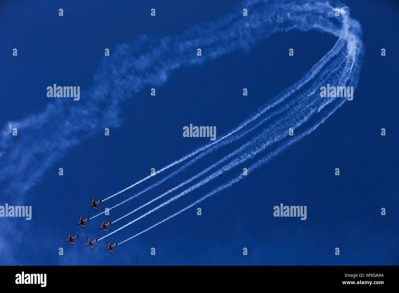 Melbourne, Australia. 25 Mar, 2018. Motorsports: FIA Formula One World Championship 2018, Melbourne, Victoria : Motorsports: Formula 1 2018 Rolex Australian Grand Prix, getti Flightshow | Utilizzo di credito in tutto il mondo: dpa/Alamy Live News Credito: dpa picture alliance/Alamy Live News Foto Stock