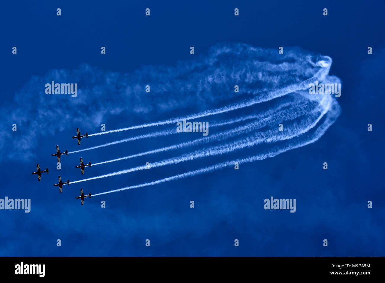 Melbourne, Australia. 25 Mar, 2018. Motorsports: FIA Formula One World Championship 2018, Melbourne, Victoria : Motorsports: Formula 1 2018 Rolex Australian Grand Prix, aerei Jet | Utilizzo di credito in tutto il mondo: dpa/Alamy Live News Credito: dpa picture alliance/Alamy Live News Foto Stock