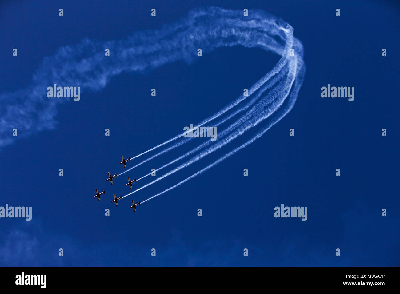 Melbourne, Australia. 25 Mar, 2018. Motorsports: FIA Formula One World Championship 2018, Melbourne, Victoria : Motorsports: Formula 1 2018 Rolex Australian Grand Prix, getti Flightshow | Utilizzo di credito in tutto il mondo: dpa/Alamy Live News Credito: dpa picture alliance/Alamy Live News Foto Stock