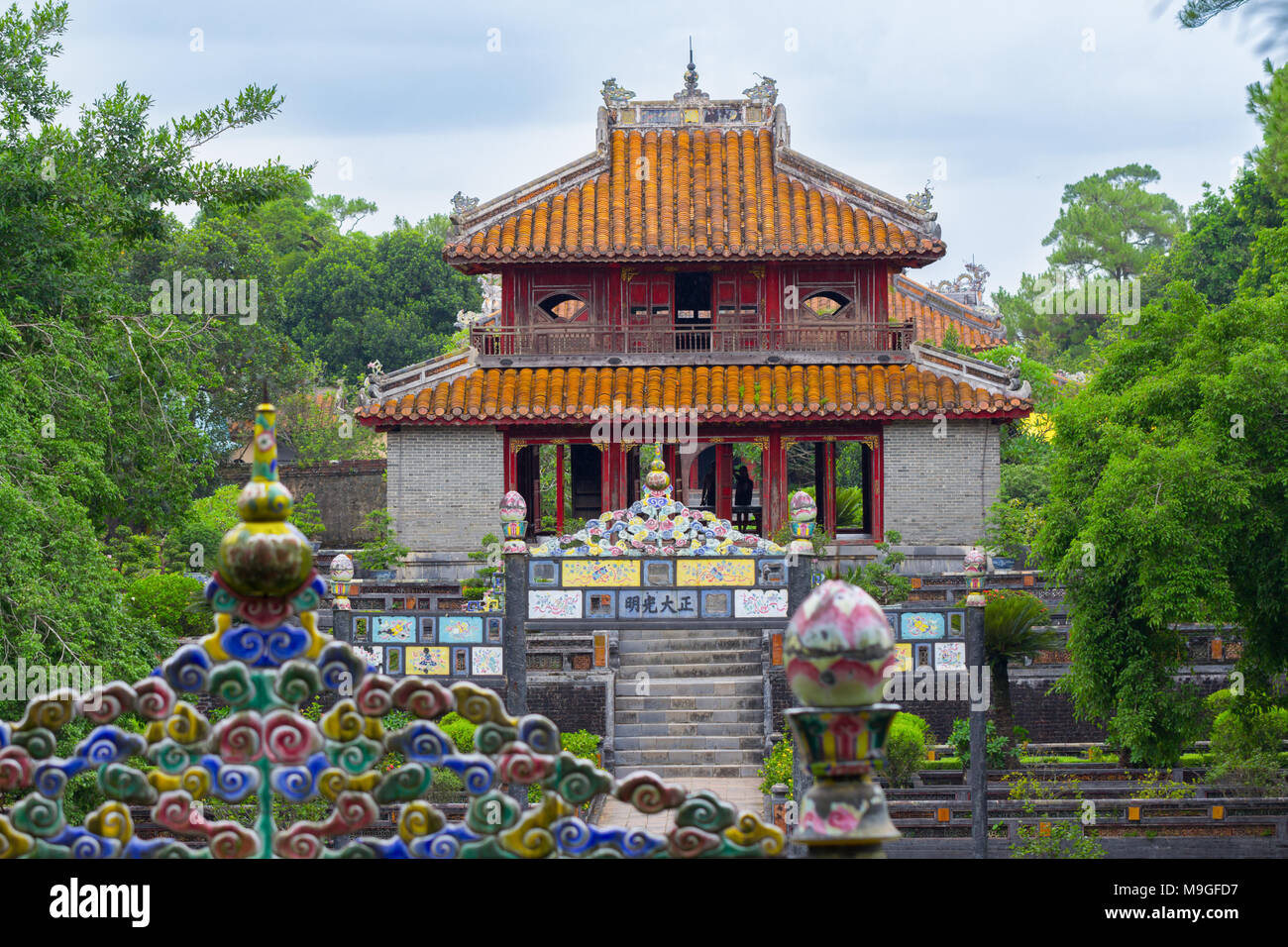 Tempio di Hue Vietnam Foto Stock