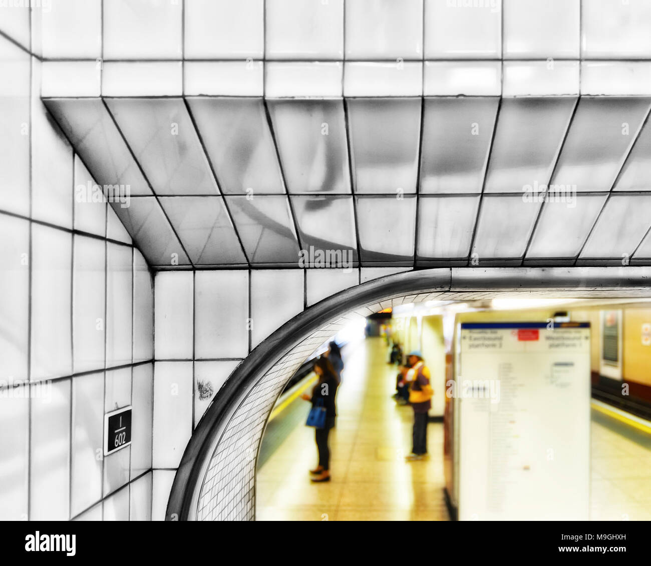 La metropolitana di Londra la stazione della metropolitana: Hounslow West Foto Stock