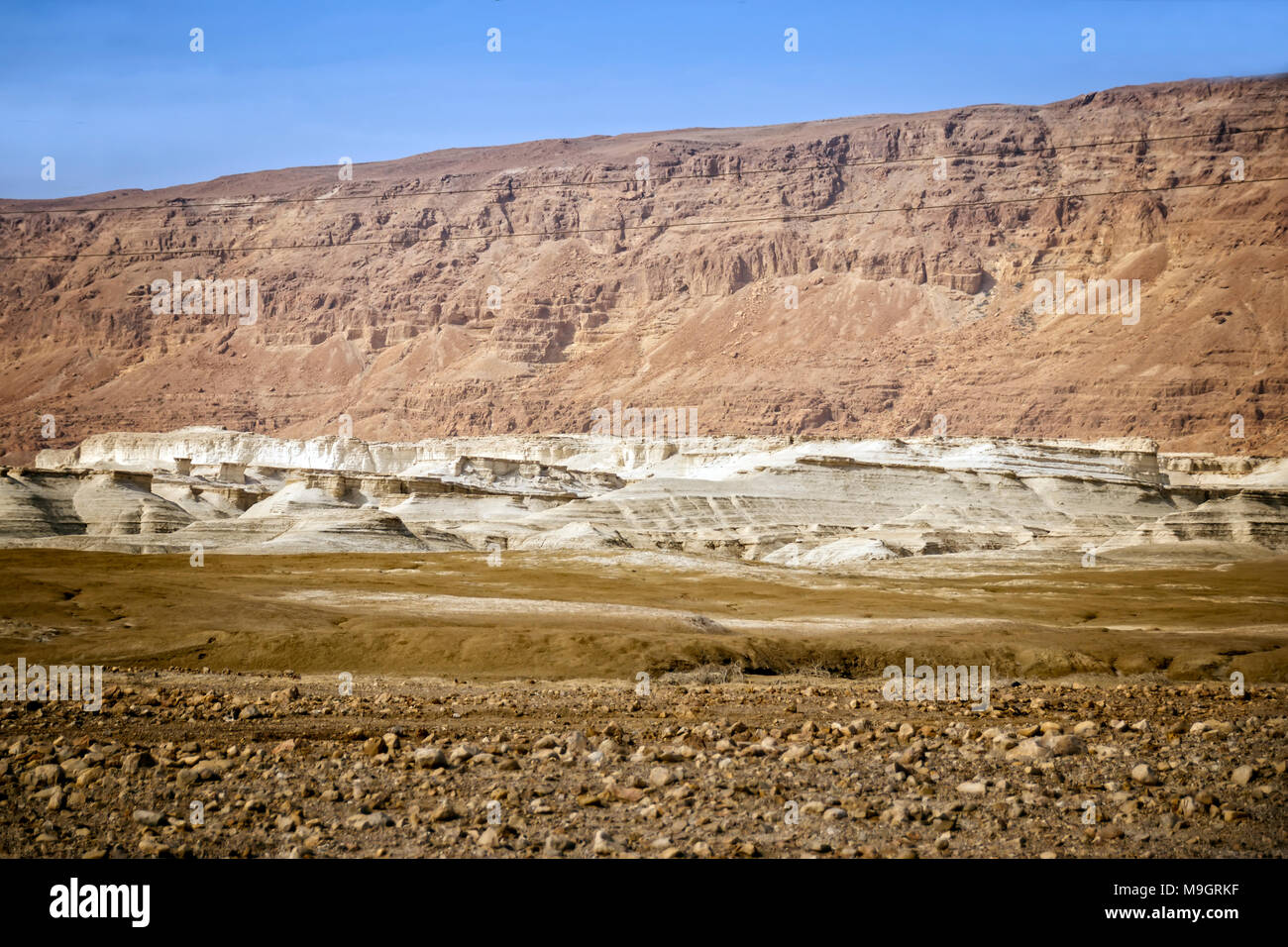 Multi-montagne colorate del deserto del Negev. Foto Stock