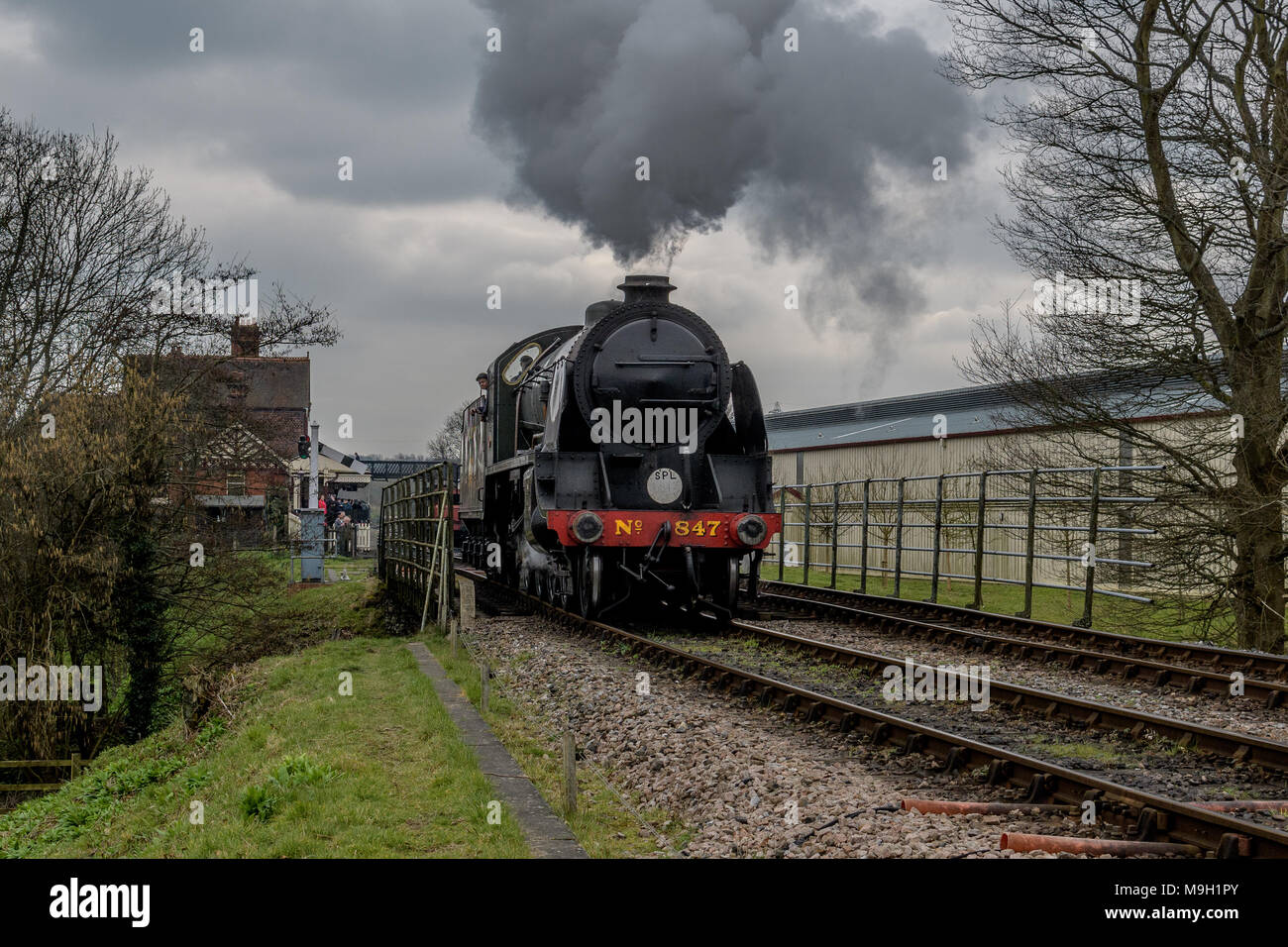 La ferrovia Bluebell Diesel weekend di gala, 2018 Foto Stock