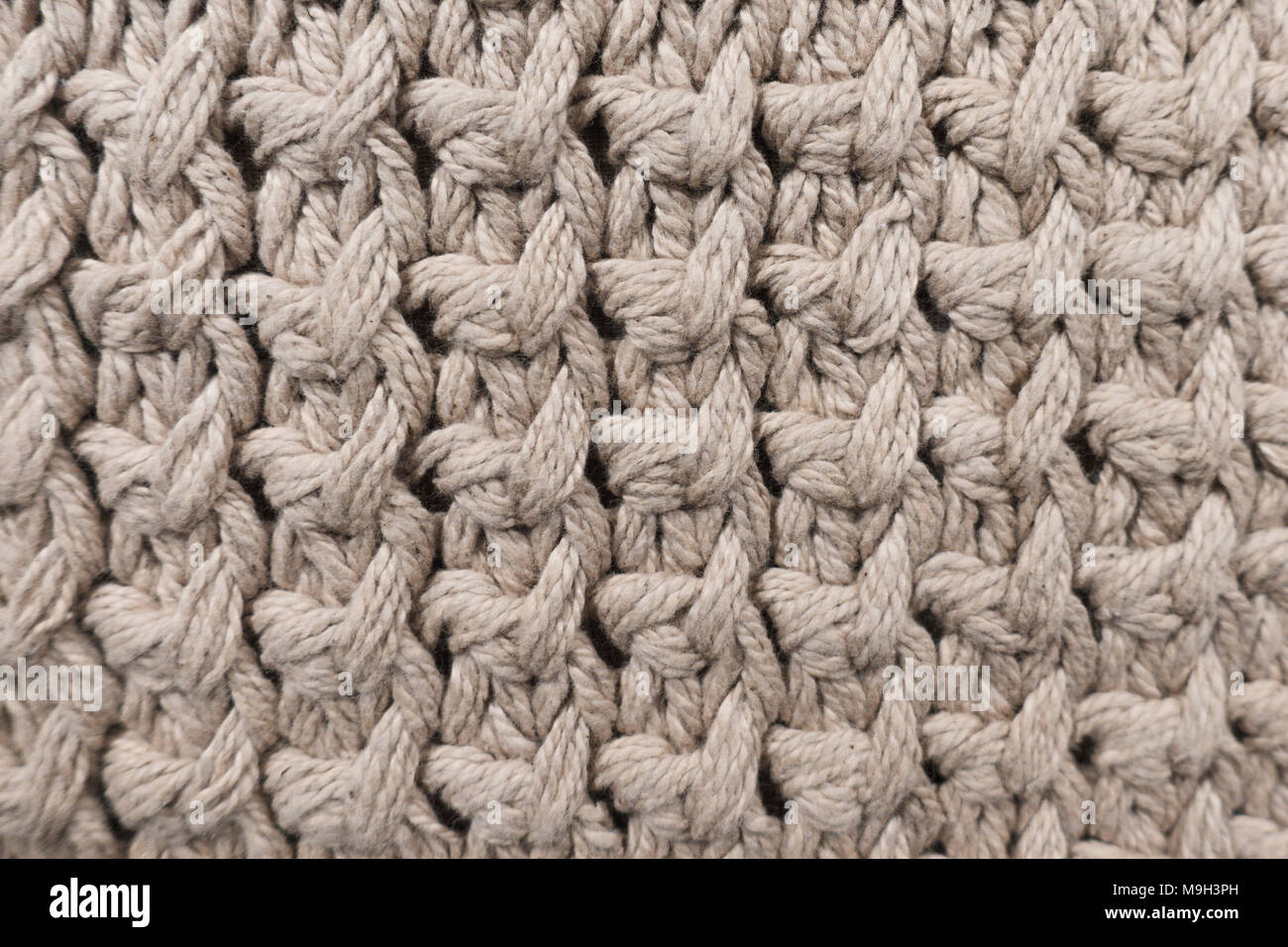 Tessuto a maglia pattern sfondo texture Foto Stock