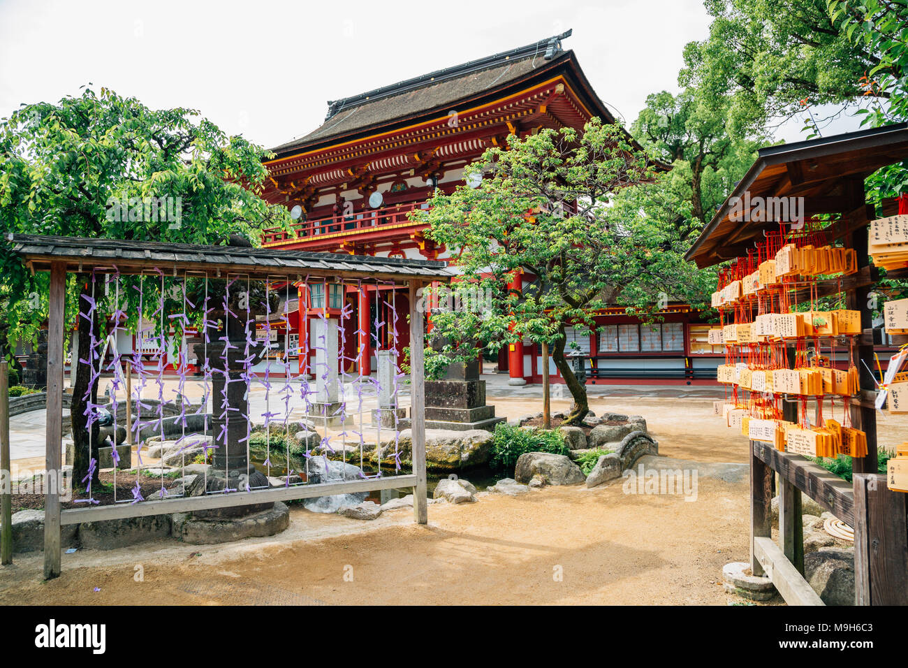 Fukuoka, Giappone - 13 Giugno 2017 : Dazaifu Tenmangu santuario Foto Stock