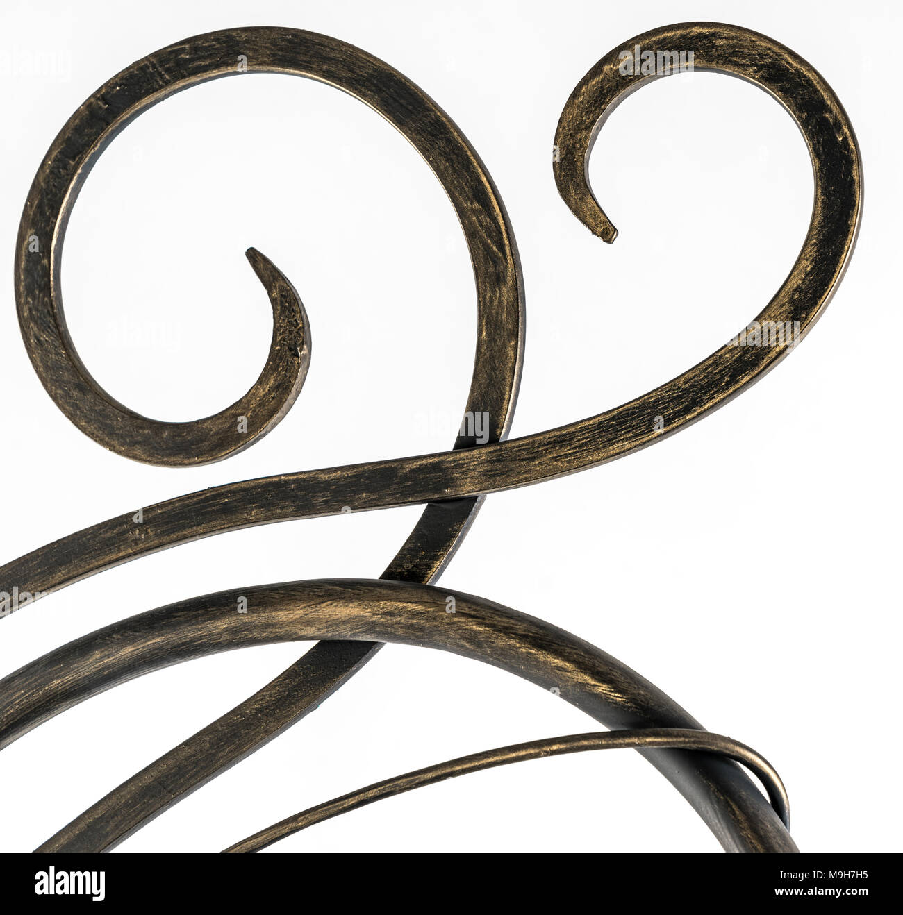 Ornamento in ferro battuto Foto Stock