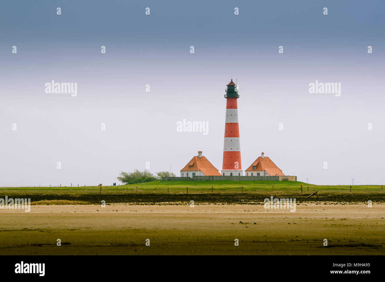 Deutschland, Schleswig-Holstein, Nordfriesland, Eiderstedt, San Peter-Ording, Strand Foto Stock