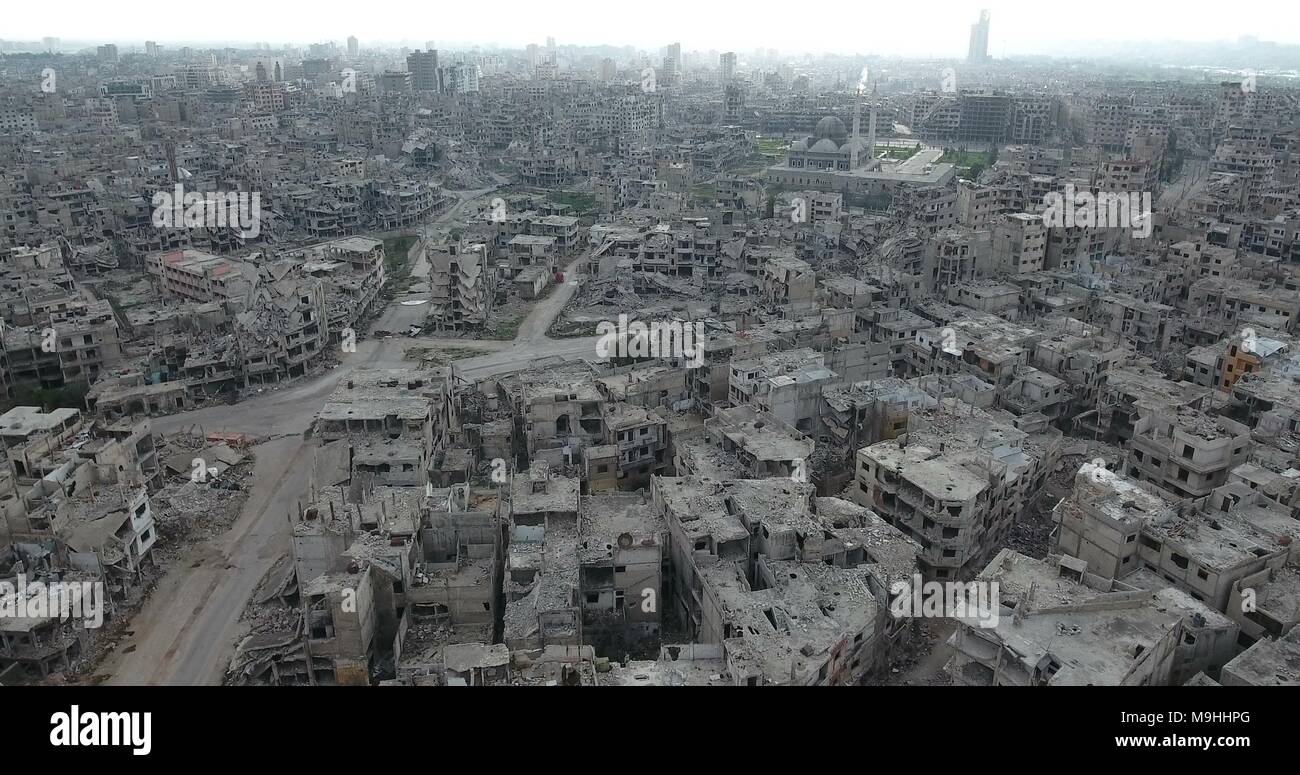 La città di Homs in Siria Foto Stock