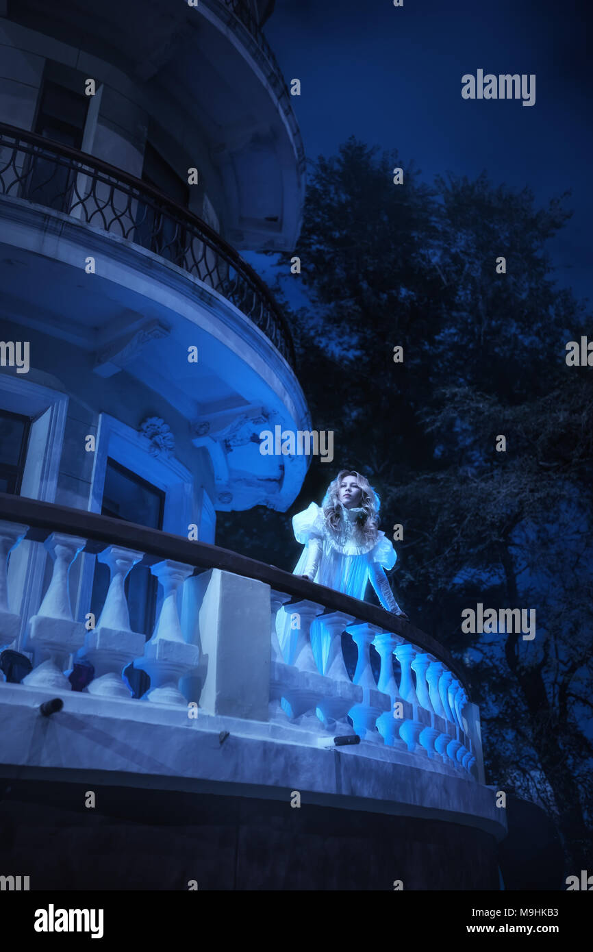 Ghost nella notte Foto Stock