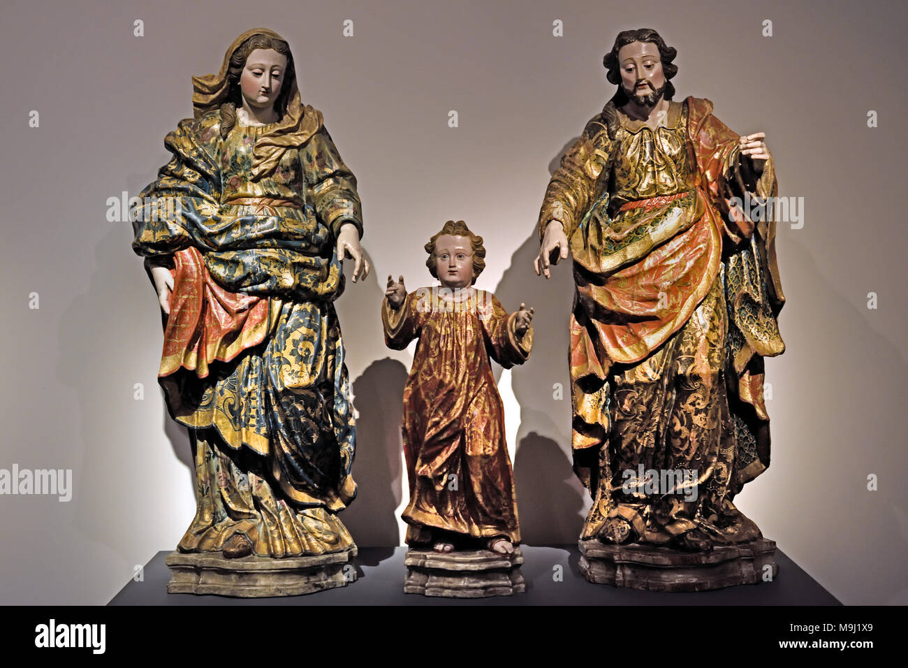 Sacra Famiglia del xviii secolo portoghese Portogallo Coimbra ( Convento de Santa Teresa - Convento di Santa Teresa ) Foto Stock