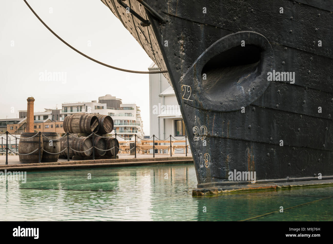 Brunel SS Gran Bretagna nella Great Western Dockyard, Bristol. Foto Stock