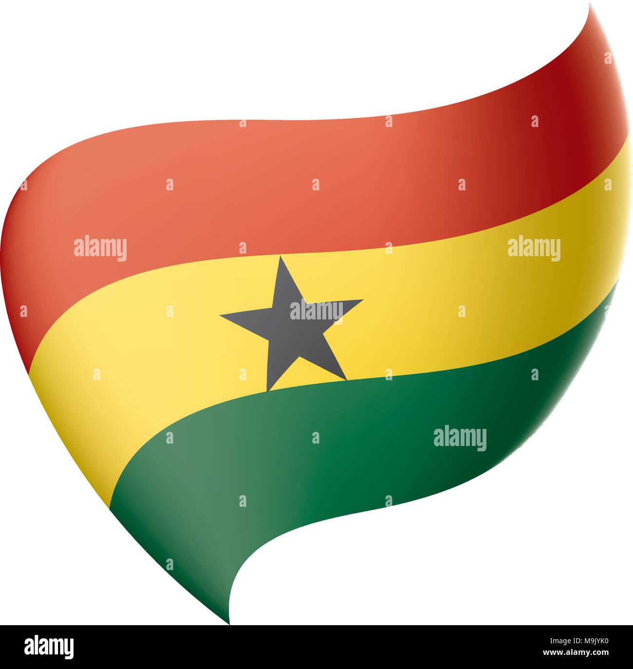 4 Tatuaggi Temporanei Bandiera Del Ghana - Impermeabili Durano 1 Settimana - 5.5x3.5 Cm
