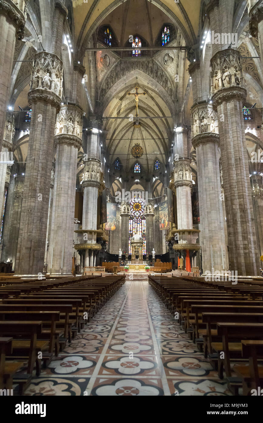 Il Duomo di Milano Duomo di Milano Italia. Foto Stock