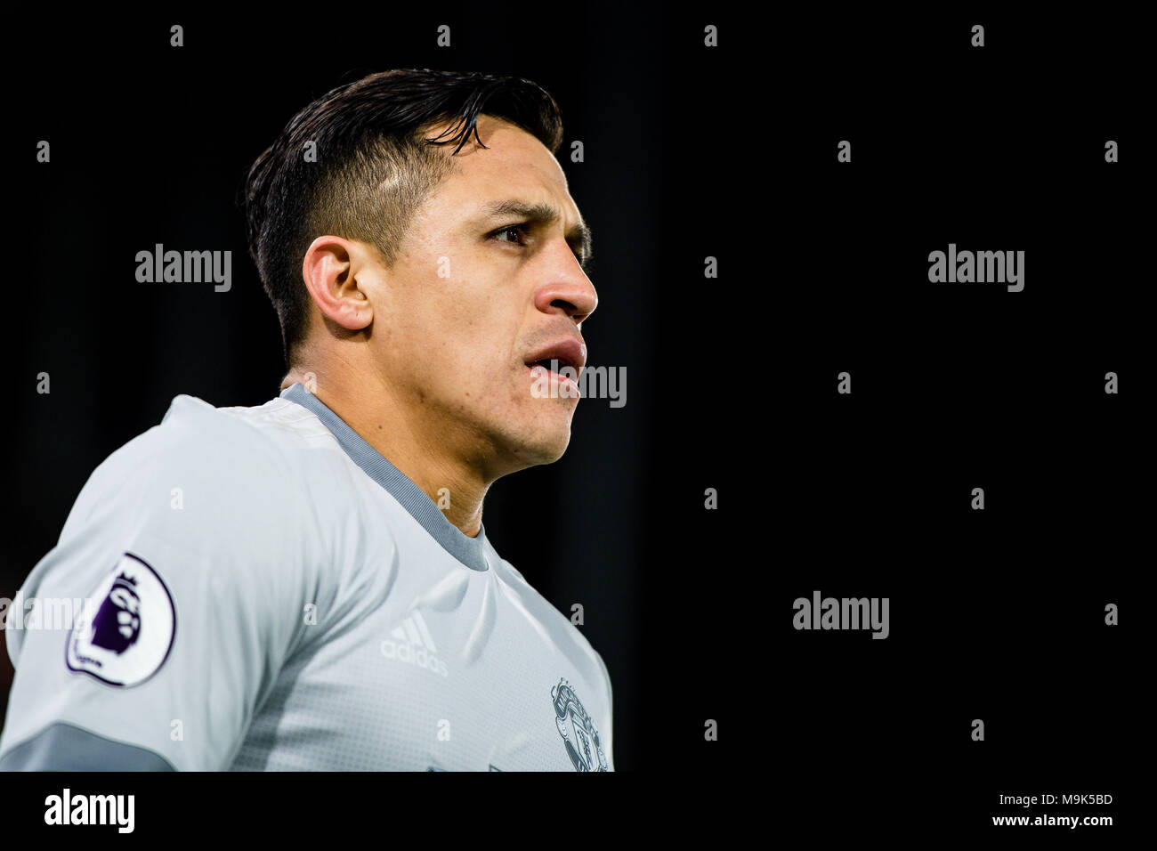 05 marzo , Londra , Inghilterra , Selhurst Park Stadium , Alexis Sanchez Manchester United lettore durante il match di premier league vs Crystal Palace Foto Stock