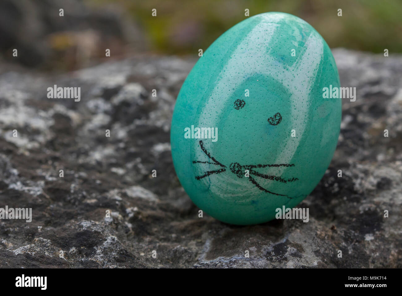 Uovo di Pasqua la tradizione di caccia Foto Stock