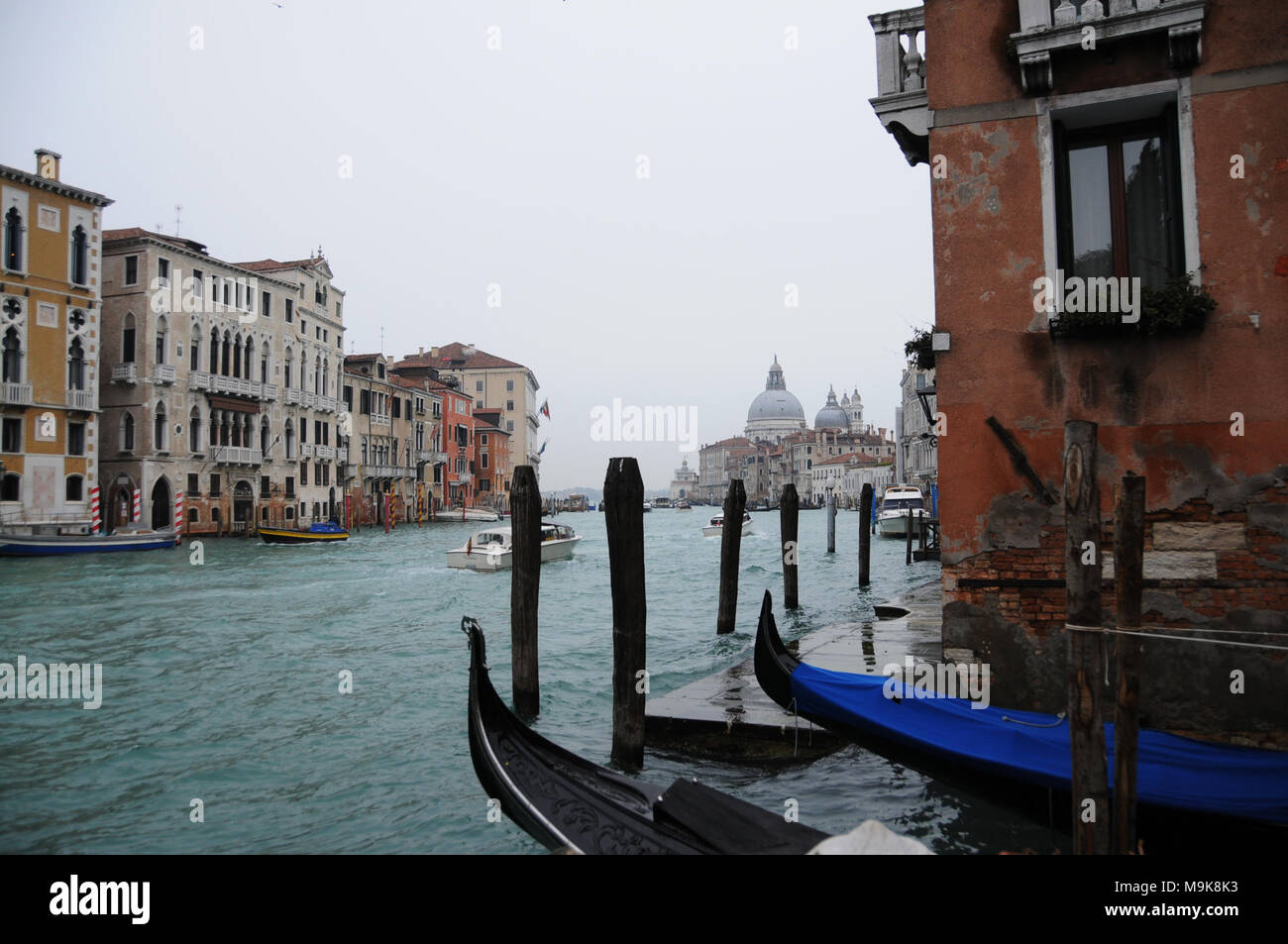 Gondole di Venezia. Foto Stock
