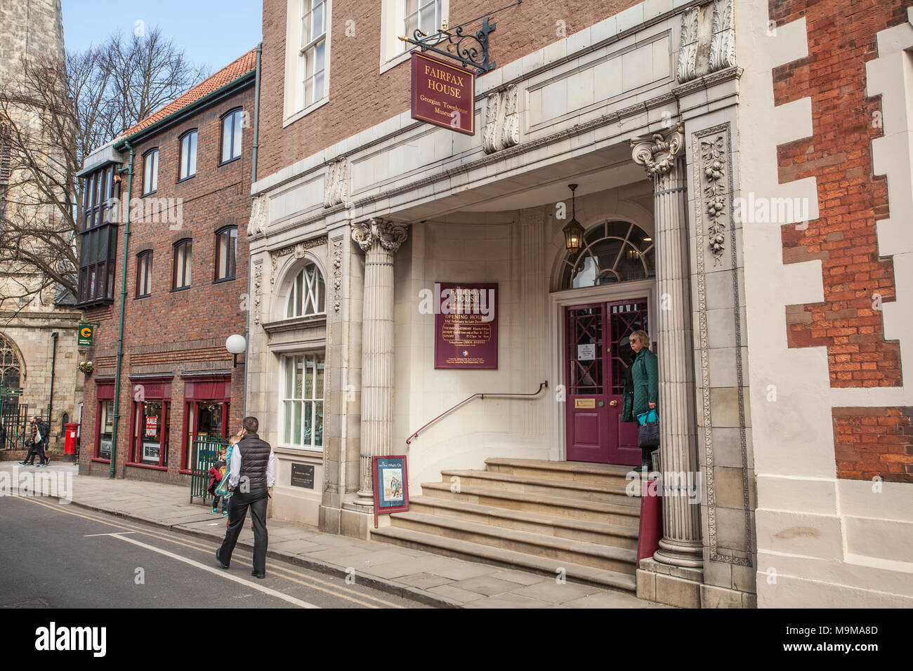 Fairfax House di York,North Yorkshire, Inghilterra, Regno Unito Foto Stock