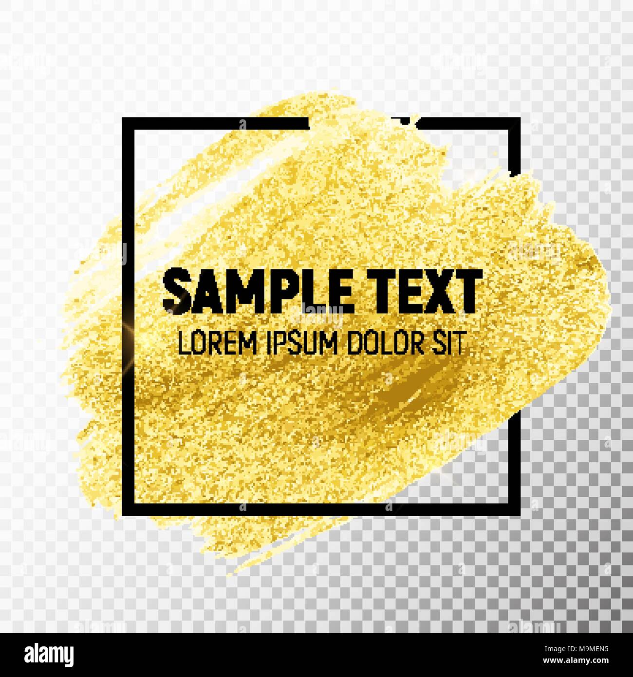 Vernice oro scintillante arte testurizzata illustrazione. Illustrazione Vettoriale Illustrazione Vettoriale