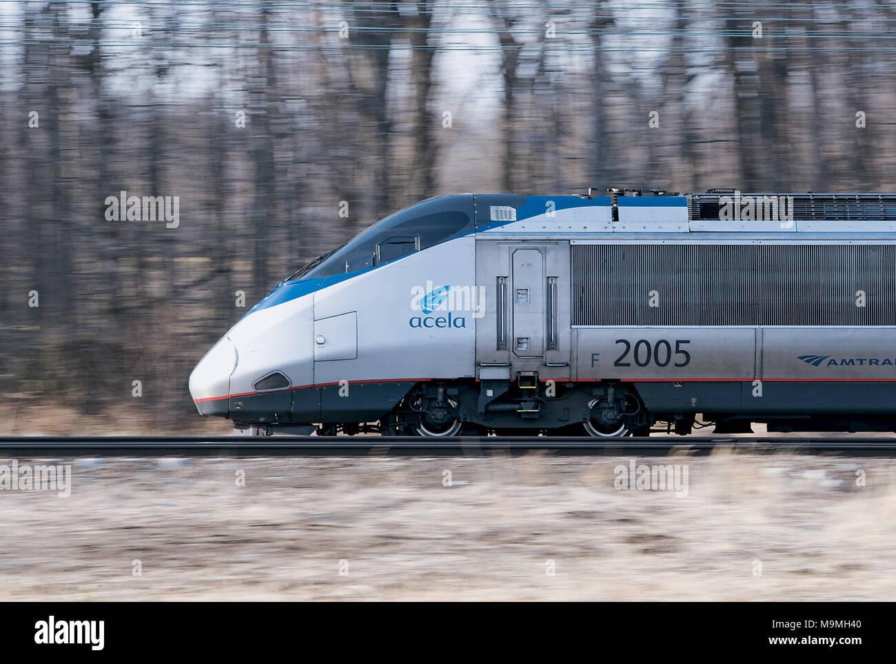 Amtrak Acela Express treno passeggeri Foto Stock