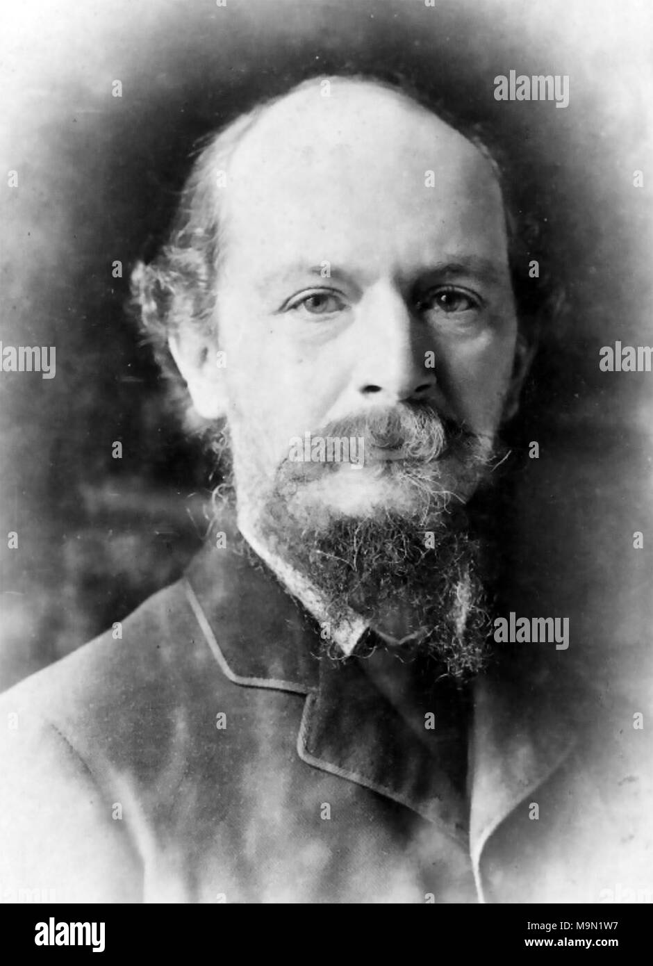 ALGERNON SWINBURNE (1837-1909) poeta inglese, romanziere nel 1889 Foto Stock