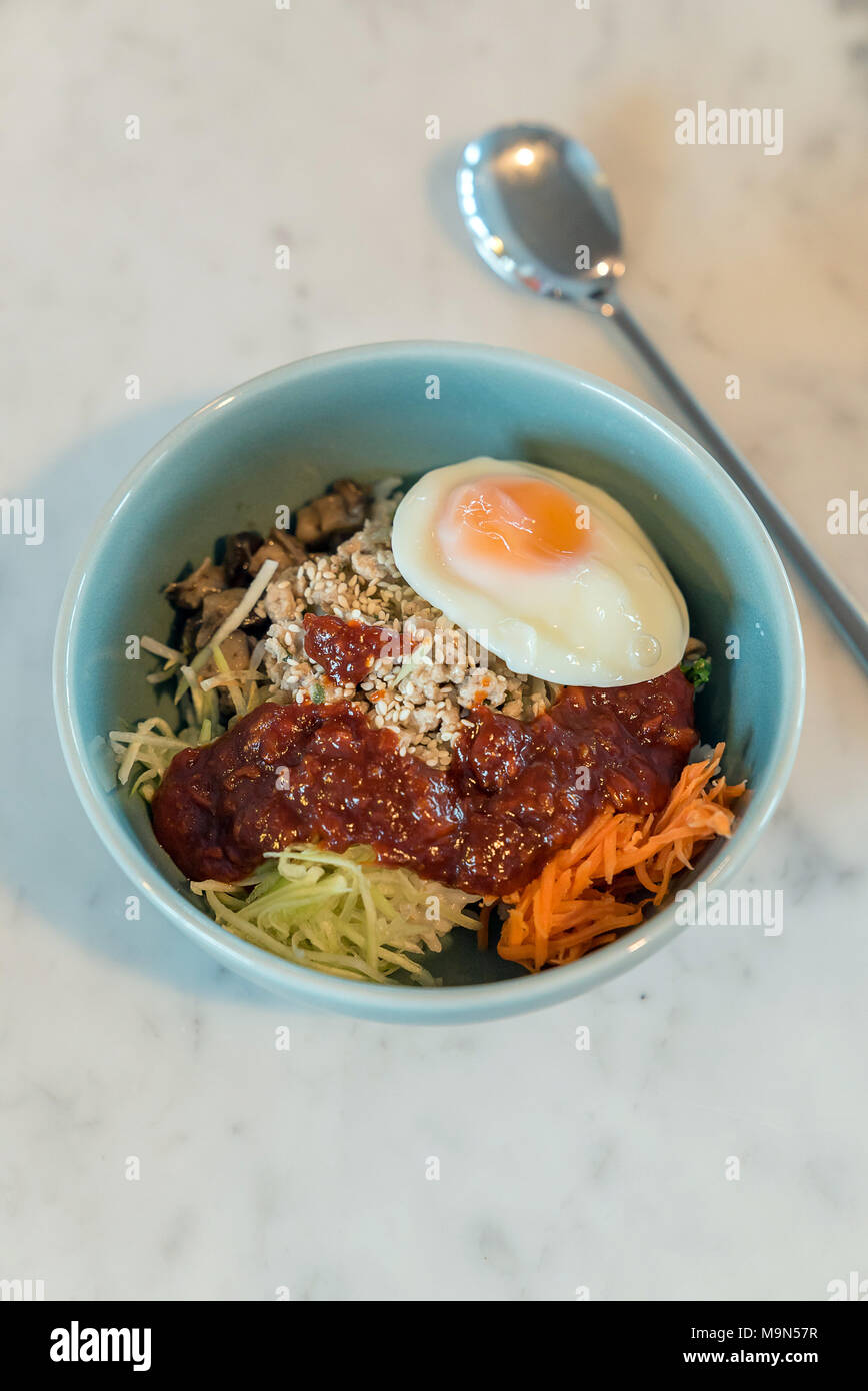 Bibimbap Corea del Sud cucina Foto Stock