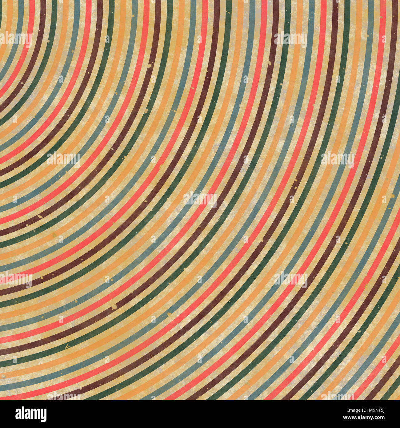 A vortice cerchi, curve e spirali, graphic design. Texture a spirale Foto Stock